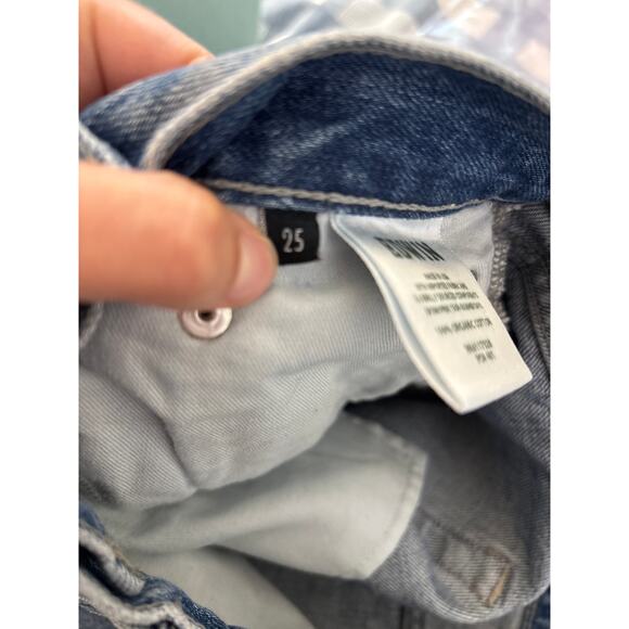 Edwin Tash Straight Jeans Sz 25 Relaxed Fit Organic Cotton Anthropologie Denim - Picture 7 of 11